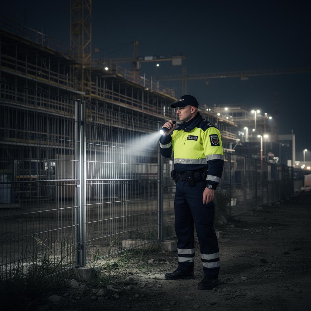 Sicherheitspersonal für Baustellenbewachung in NRW