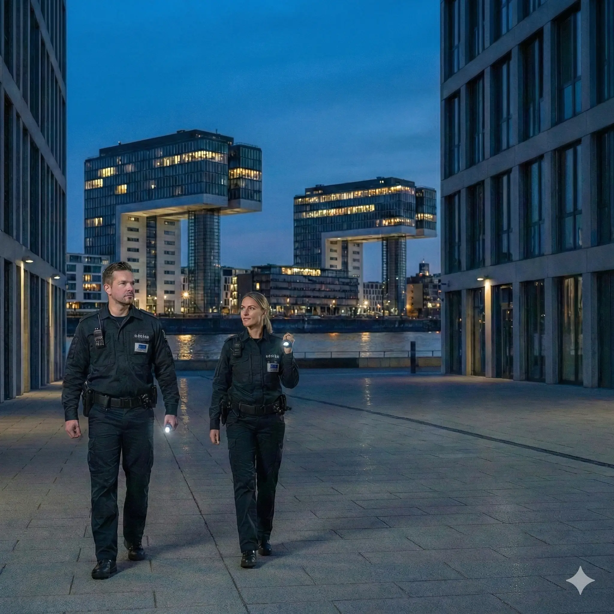 Baustellenüberwachung durch Sicherheitspersonal in Köln